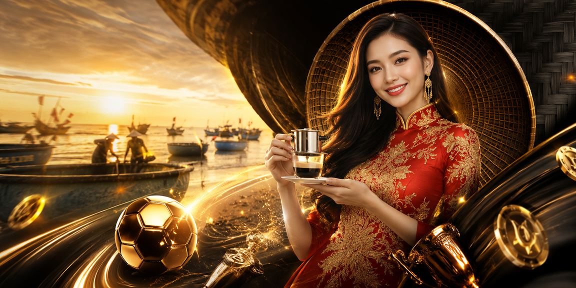 Người chơi Việt Nam đặt cược thể thao trực tuyến tại Mũi Né dưới nón lá