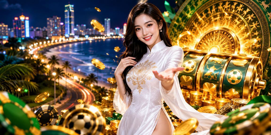 Phụ nữ Việt Nam trong tà áo dài chơi slot game tại Phan Thiết